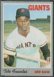 1970 Topps Baseball Cards      042      Tito Fuentes